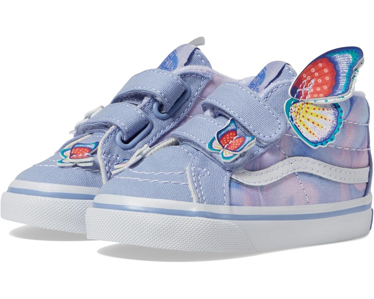 Vans Kids Sk8-Mid Reissue V Butterfly (Infant/Toddler)(SEE