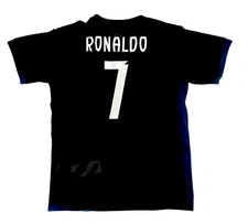 YOUTH Puma RONALDO, PORTUGAL NATIONAL TEAM Jersey, NEW/TAG, men's SMALL, black