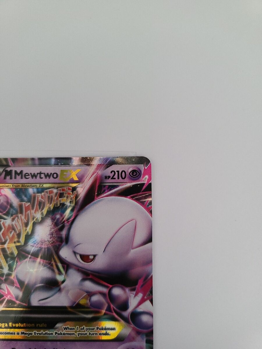 Pokemon X & Y BREAKthrough Single Card Holo Rare Mega Mewtwo-EX #64 