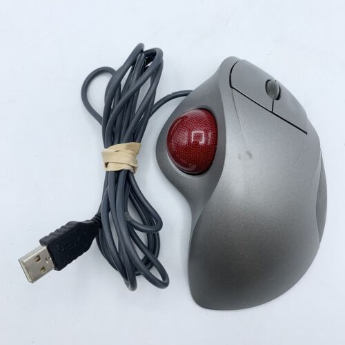 Logitech T-BB18 Trackman Wheel USB Wired Trackball Scroll Wheel Mouse Tested