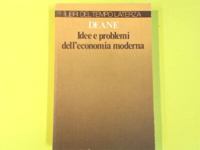 IDEEN UND PROBLEME DER MODERNEN WIRTSCHAFT DEKAN BÜCHER DER ZEIT LATERZA
