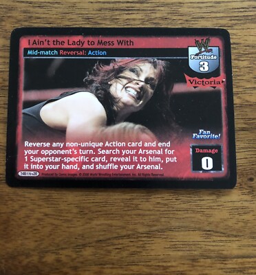 WWE Raw Deal CCG Great American Bash v20 I Ain't the Lady to Mess With #148