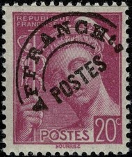 FRANCE 1938 TYPE MERCURE PREO  n° 78 Neuf ★★ luxe / MNH (A)