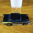 Hot Wheels Vintage '57 Chevy Black BW Blackwall Hong Kong HK 1976 1957 Bel Air