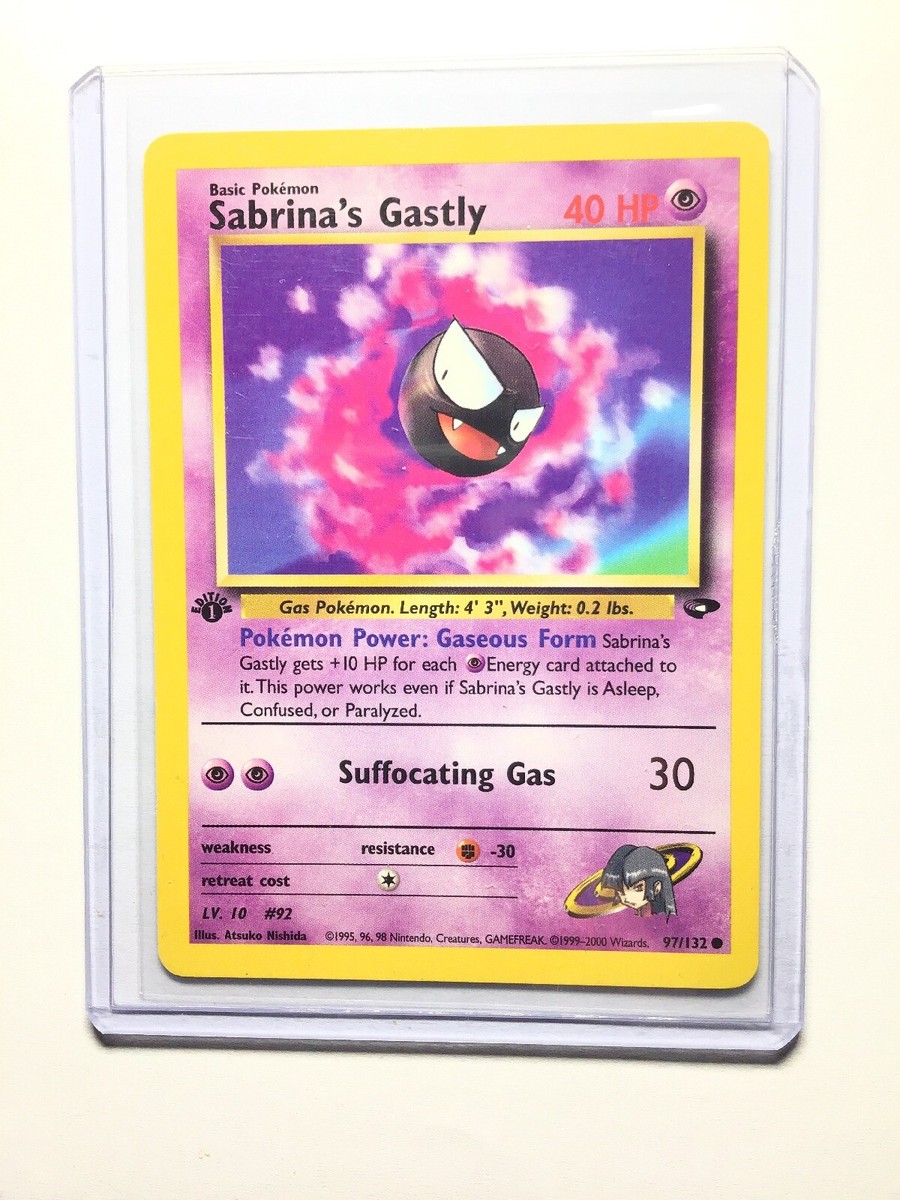 SABRINA'S GASTLY - 1st Edition Gym Challenge - 97/132 - Common