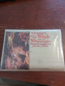 *Vintage CAVE OF THE WINDS MANITOU COLORADO Souvenir Folder Postcard Pack