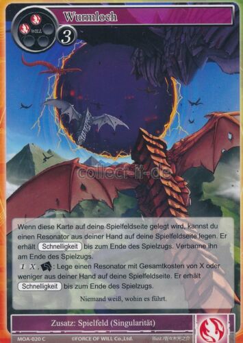 Force of Will TCG - MOA-020 Wormhole - German - Picture 1 of 1