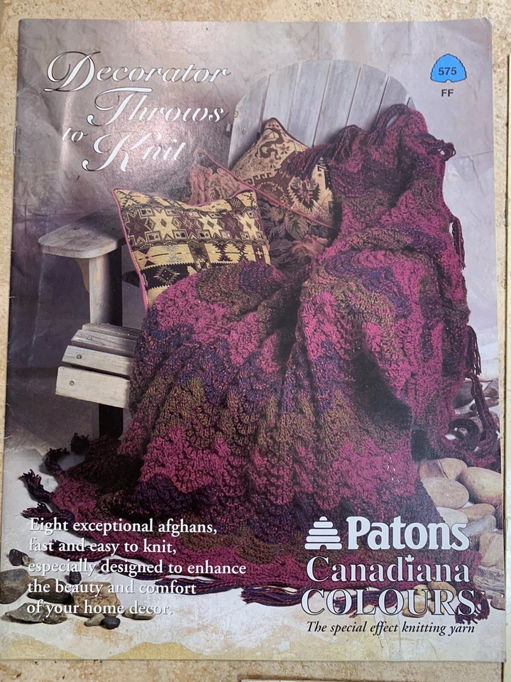5 New Knitting Pamphlets Patons Berroco Leisure Arts Afghans Home Decor Layette - Image 4 of 4