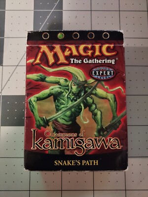 Magic the Gathering Champions of Kamigawa Snake's Path Theme Deck