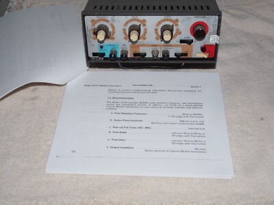 E-H Research 50 MHz Pulse Generator Mdl G710