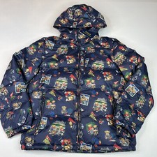 Polo Ralph Lauren Big Boys XL 18/20 Bear Print Water Repellent Down Jacket Coat
