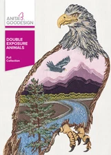 Anita Goodesign Double Exposure Animals Embroidery Machine Design CD