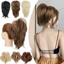 DIY Claw Clip Ponytail Messy Bun Hair Piece Updo Extensions With Bendable Wire