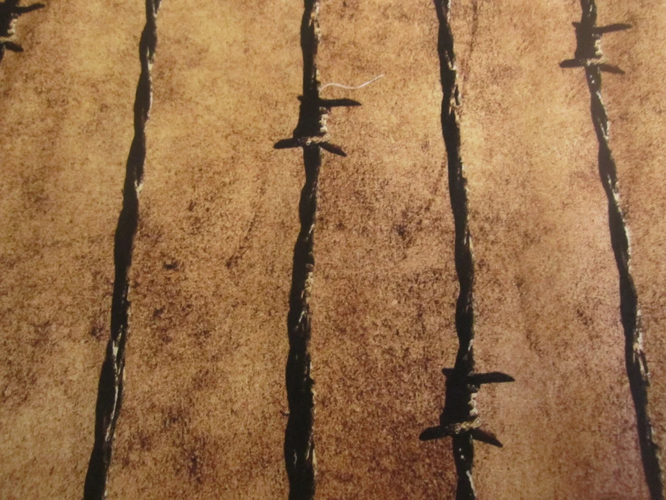 Alambre de púas tostado antiguo On The Range de Hoffman Fabrics #V5319 por comprar x 44 Foto 2 de 4