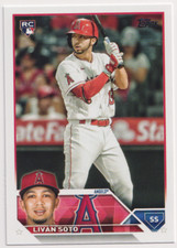 2023 Topps #371 Livan Soto RC Los Angeles Angels