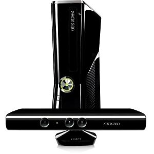 Microsoft Xbox 360 avec Kinect 4 Go console noire - Photo 1/1