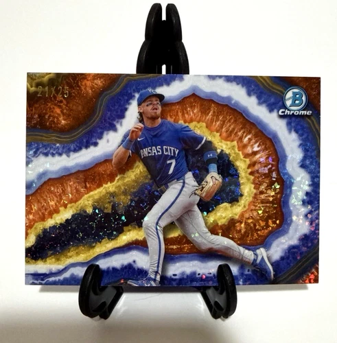 BOBBY WITT JR- 2026 Bowman Baseball Orange Crystallized ROYALS SSP /25 Case Hit