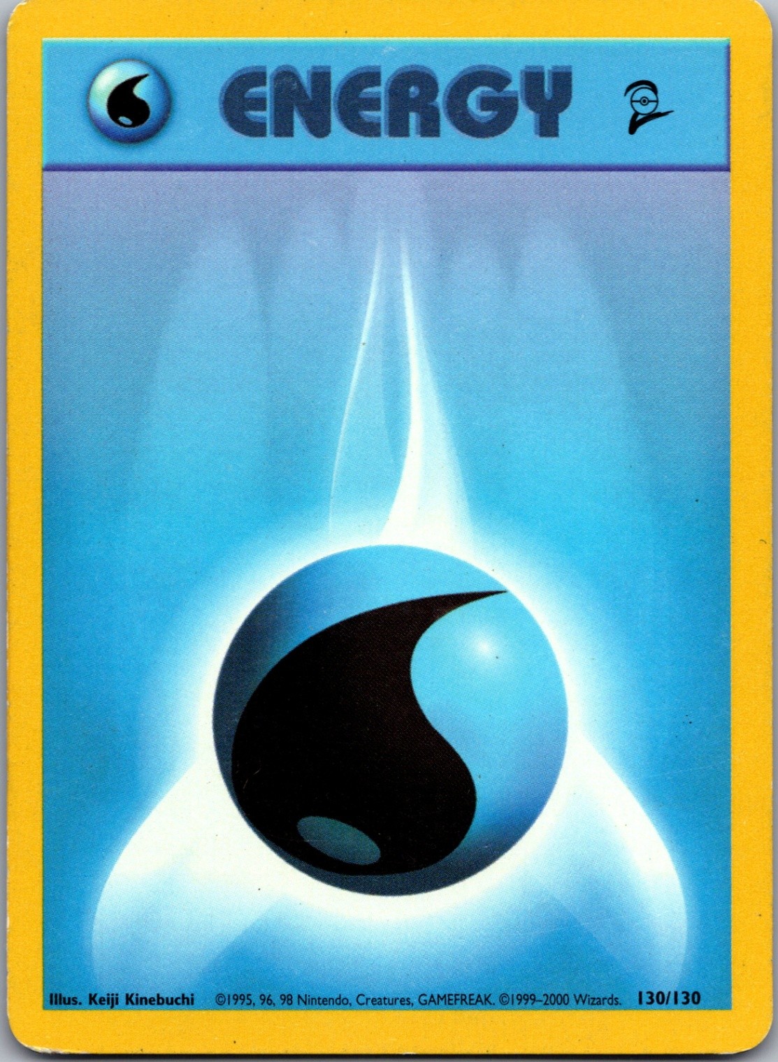 Water Energy 130/130 - Base Set 2 - LP Pokemon TCG