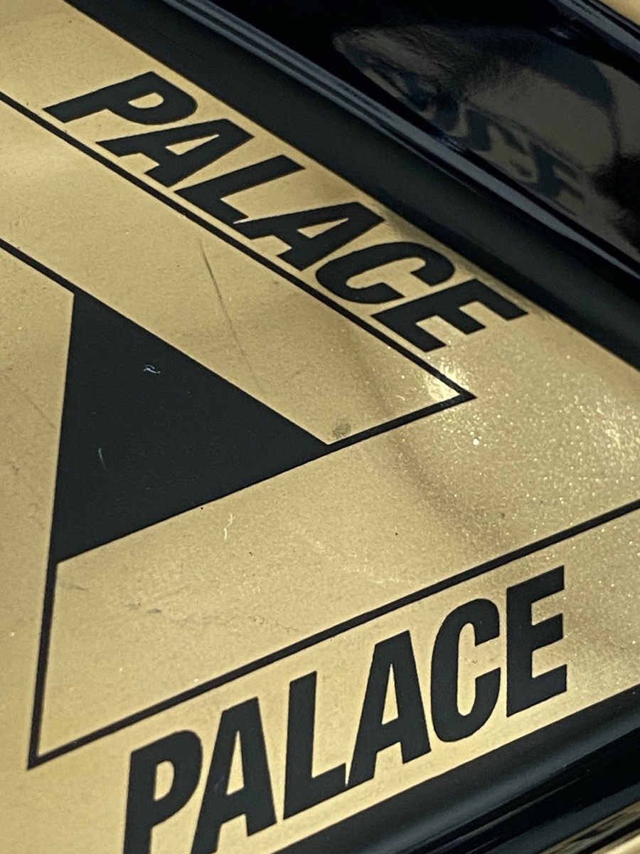 Palace Skateboard Tri-Ferg Ashtray Black and gold w/ tri-ferg