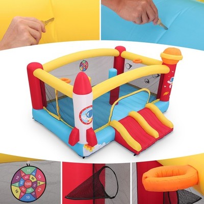 13x11x9Ft Bounce Castle for Kids, with Big Jumping Area, Obstacle Course House 