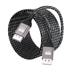 10FT Displayport Cable 2.1 DP 2.1 Cord Support 16K 60Hz 8K 120Hz 4K 240Hz