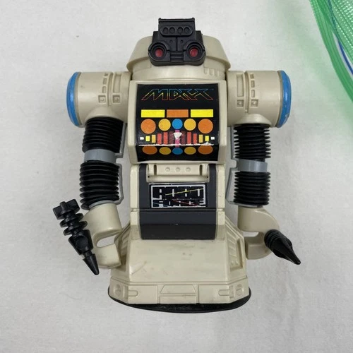 Vintage 1980's Robo Force Maxx Steele Robot Good Condition 2 attachments
