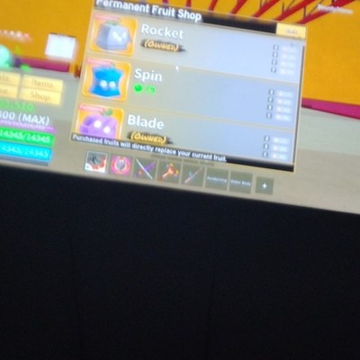 blox fruits acc 7 perms(including dragon), max level,  6 mythic fruits physical 