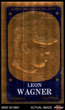 1965 Topps Embossed #31  Leon Wagner  Indians 4 - VG/EX