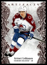 2025-26 UPPER DECK ARTIFACTS COPPER ARTTURI LEHKONEN 21/75 COLORADO AVALANCHE