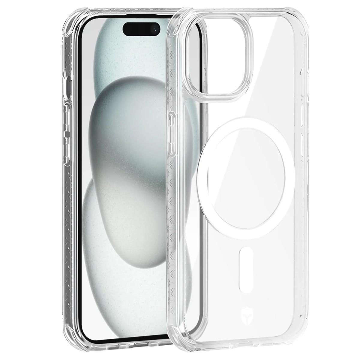 Coque renforcée Force Case AIR iPhone 15 protection transparente anti-rayure