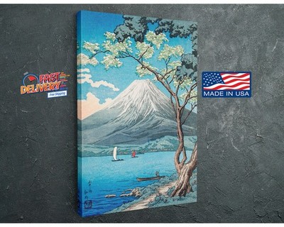 Mount Fuji Canvas Gallery Wrapped Frame Print Wall Art