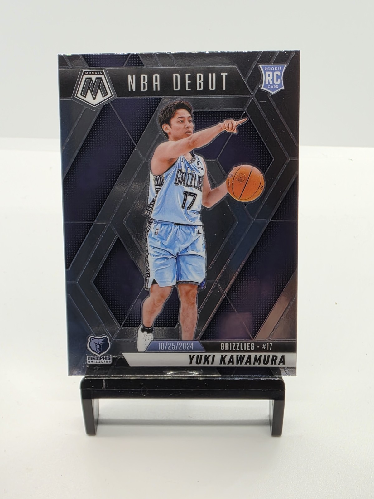 2024-25 Panini Mosaic Yuki Kawamura NBA Debut Rookie Memphis Grizzlies #265