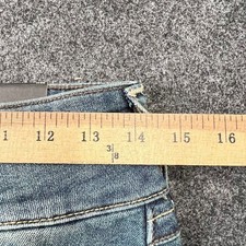 TRUE RELIGION Joey Mid Rise Flap Flare Jeans Women's Size 28 Dark Wash