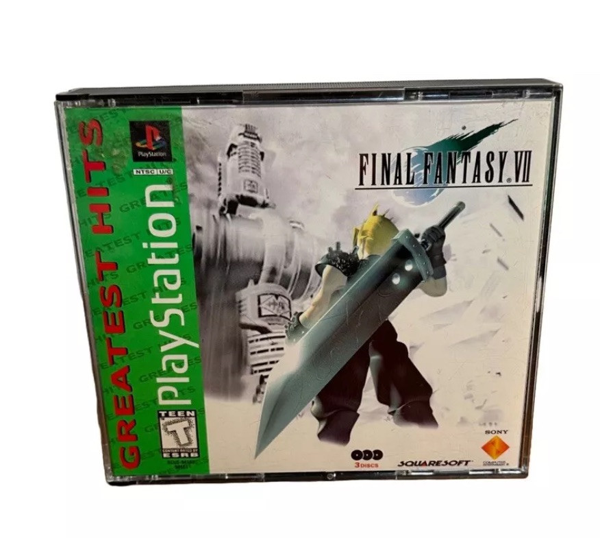 FF7同梱版1TB Final Fantasy VII 7 FF7 (PlayStation 1, 1997) CIB PS1 Double