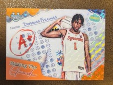 2024-25 Bowman University Best Donavan Freeman Making The Grade Orange /25