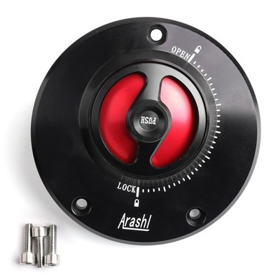 Areyourshop CNC Keyless Fuel Gas Tank Cap For Kawasaki ER-6F ER-6N Ninja 650 ...