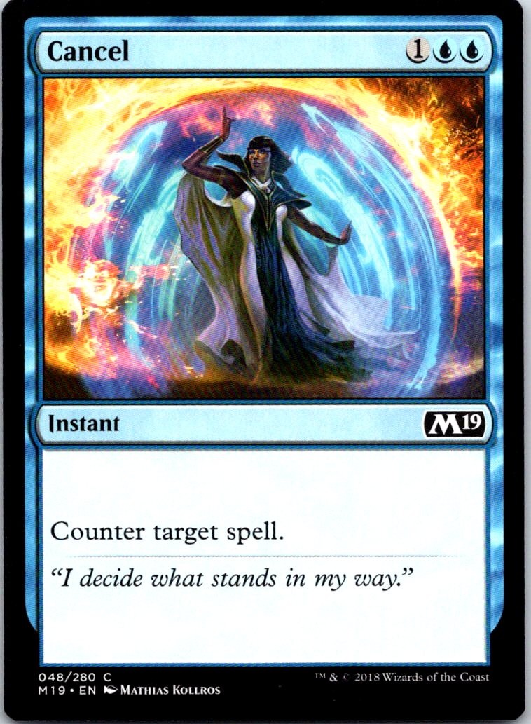 CANCEL 48 C CORE SET 2019 MAGIC: THE GATHERING NEAR MINT