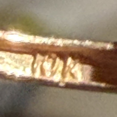 10K Lab Created Ruby Bypass Ring With Diamonds - image 6