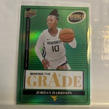 Jordan Harrison 2025 Upper Deck World of Sports Making the Grade Green #MTG-HA 