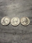 1951 P,D,S Washington Quarters - Lot Of 3 Coins