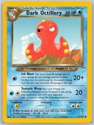 Dark Octillery 62/105 Neo Destiny Common
