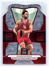 Kostas Papanikolaou 2024-25 Panini Crown Royale EuroLeague Hand Crafted Red /49