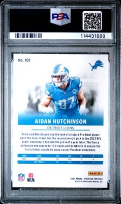 Y♢599 BONUS 2024 Panini Prestige - Aidan Hutchinson #101 Xtra Points