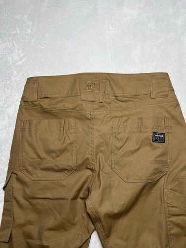 Timberland Pro Morphix Athletic Pants Double Knee Khaki Utility Men's 36X30 - Picture 2 of 13