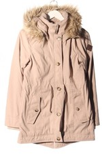 HOLLISTER Winterjacke Damen Jacke Gr. DE 36 nude-bronzefarben Casual-Look