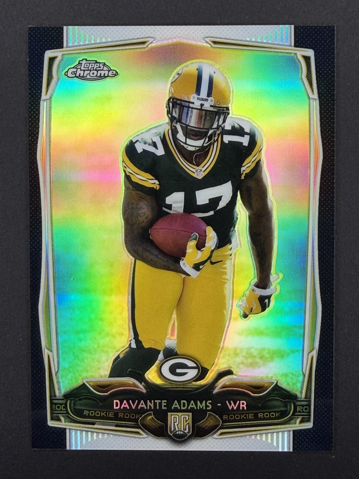 Davante Adams 2014 Topps Chrome Black Refractor Rookie #/299 - #114