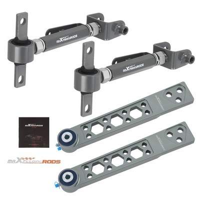 MaXpeedingrods Rear Lower Control Arm+ Rear Camber Kit For 02-06 Acura RSX DC5
