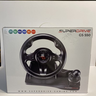 Subsonic SuperDrive Racing Wheel GS 550 and Pedals See Description