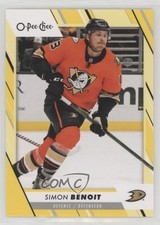 2023-24 O-Pee-Chee Yellow Border Simon Benoit #476 0o05