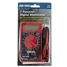 Cen-Tech 7 Function Digital Multimeter Tester Multi-tester NIB AC/DC volt. 90899